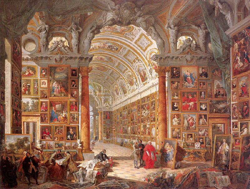 Panini, Giovanni Paolo Interior of a Picture Gallery with the Collection of Cardinal Gonzaga